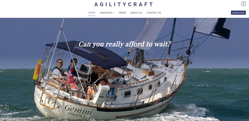 Agilitycraft Home Page.
